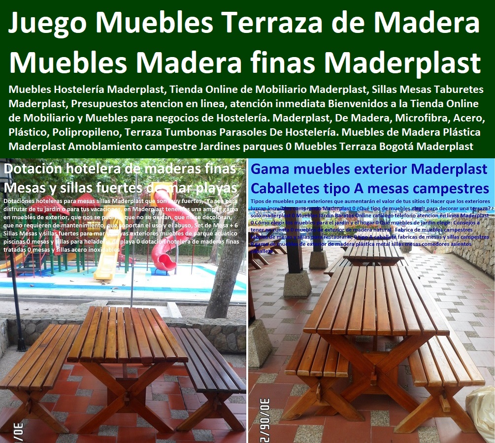 Muebles de Madera Plástica Maderplast Amoblamiento campestre Jardines parques 0 Muebles Terraza Bogotá 0, Juego de Muebles Para Terraza 0, Muebles en Aluminio 0, Muebles De Terrazas De Exterior 0 Interior 0 Muebles De Jardín Y Exteriores 0 Muebles Para Exteriores De Madera Plástica Maderplast 0 Muebles Para Hostelería Y Hotelería 0 Muebles Para Cafeteria 0 Muebles Para Restaurante 0 Diseño de Muebles Campestres 0 Fábrica de muebles Campestres, Muebles Campestres Para Exteriores 0 Mobiliario Para Exteriores, Juego de Muebles Para Terraza Maderas Muebles de Madera Plástica Maderplast Amoblamiento campestre Jardines parques 0 Muebles Terraza Bogotá 0, Juego de Muebles Para Terraza 0, Muebles en Aluminio 0, Mobiliario Para Exteriores, Juego de Muebles Para Terraza Maderas